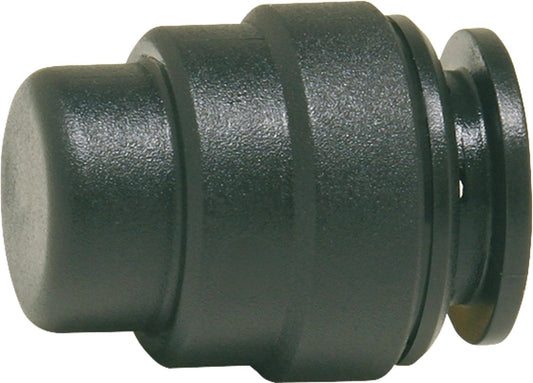 End piece for pipe termination 15 mm