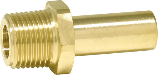 Screw-in fitting brass 15 mm x R DN15 (1/2"), (A/AG)