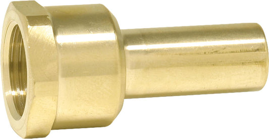 Screw-on fitting, brass, 15 mm x DN15 (1/2"), (A/IG)