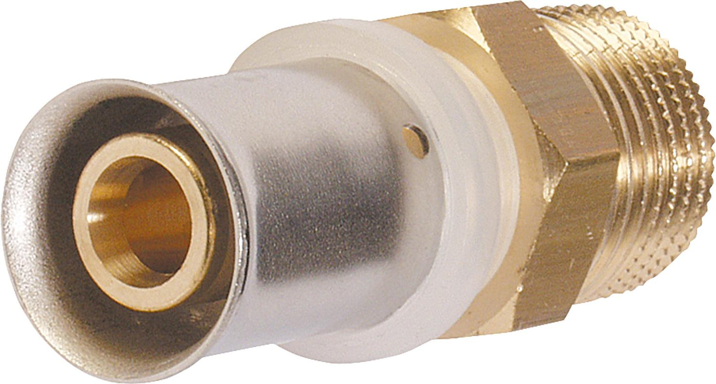 Press fitting for MSVR TH contour transition with male thread 26x3mm - 1/2''