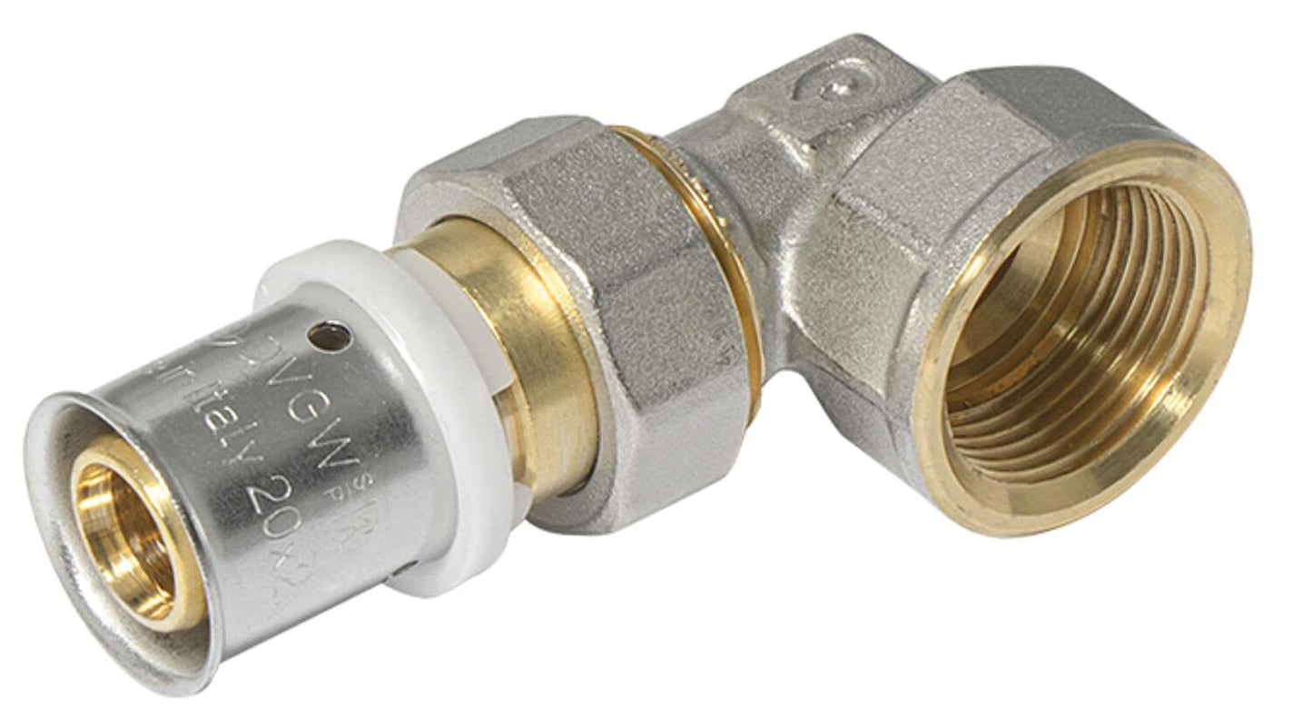 Press fitting for MSVR TH contour angle fitting with IG 16x2 - 1/2''