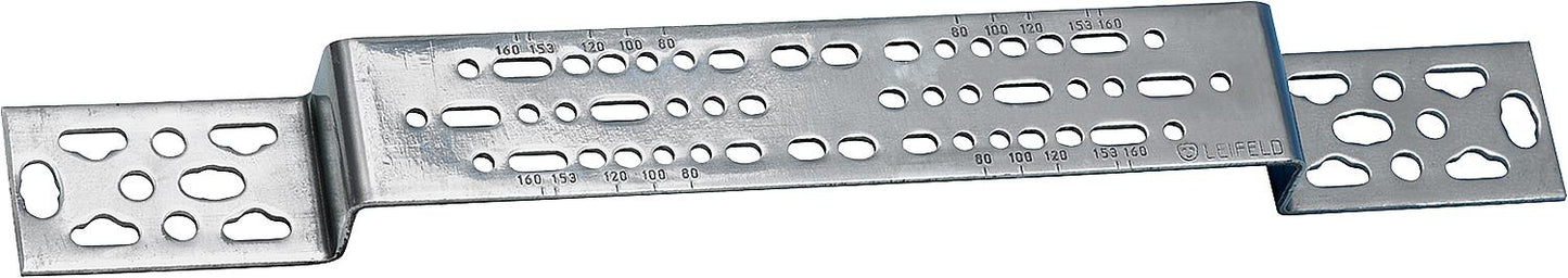Multihalter gekröpft, für Stichmaße 160, 153, 120, 100 und 80 mm