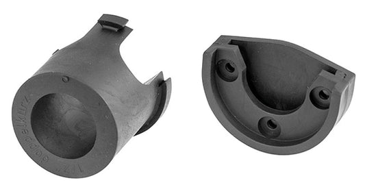 Press fitting for MSVR sound insulation set for short wall angle 52 mm, special plastic, black.