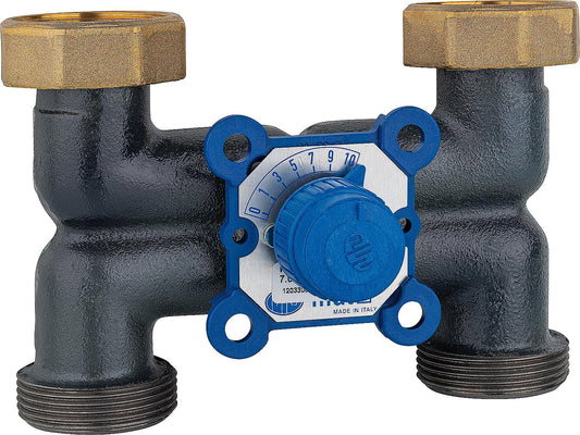 Vierwegemischer Grauguss VMX-H 125, G 1 1/2 '' 2 x Flansch KVS 6,3