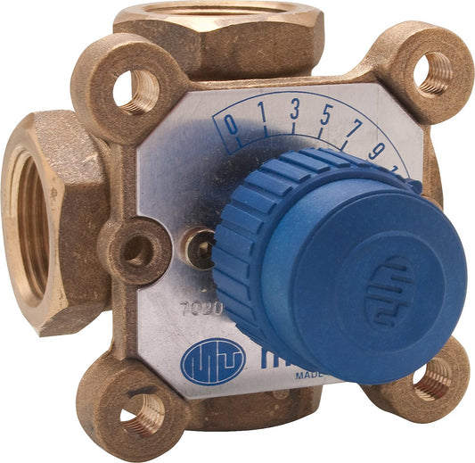 Vierwegemischer Messing Typ 3000 R DN 20, KVS 6,2