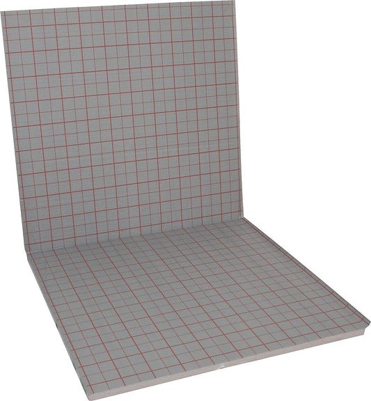 Panneaux composites 20 - 2 mm WLG 045, type G, B2, conditionnement 10 m², conditionnement 5 pièces, L x l 2 000 x 1 000 mm