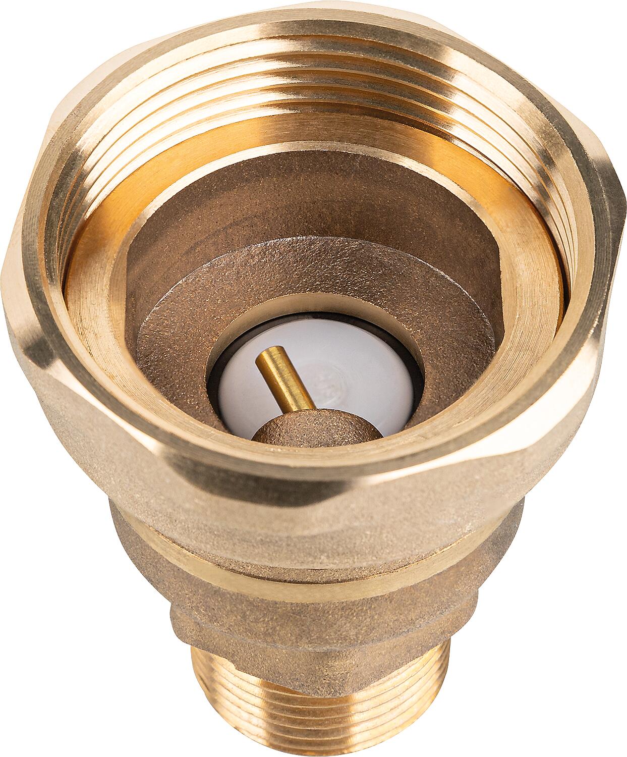 Frein à gravité avec écrou union