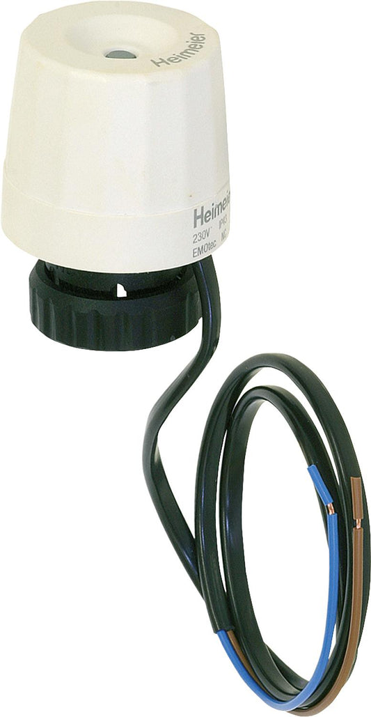 Thermischer Stellantrieb Typ EMOtec für Fußbodenheizungen 230V AC/DC