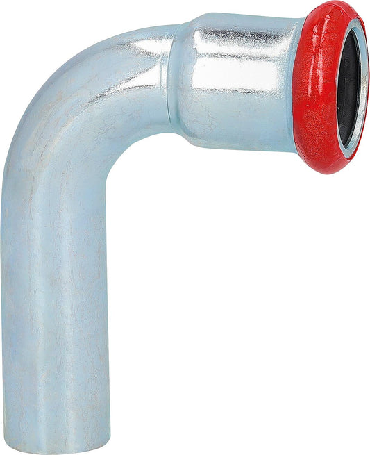 Carbon steel press fitting elbow 90° (i/a) 15 mm M contour