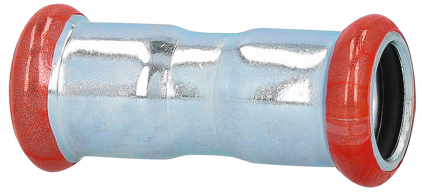 Carbon steel press fitting M-contour sleeve (i/i) 15 mm