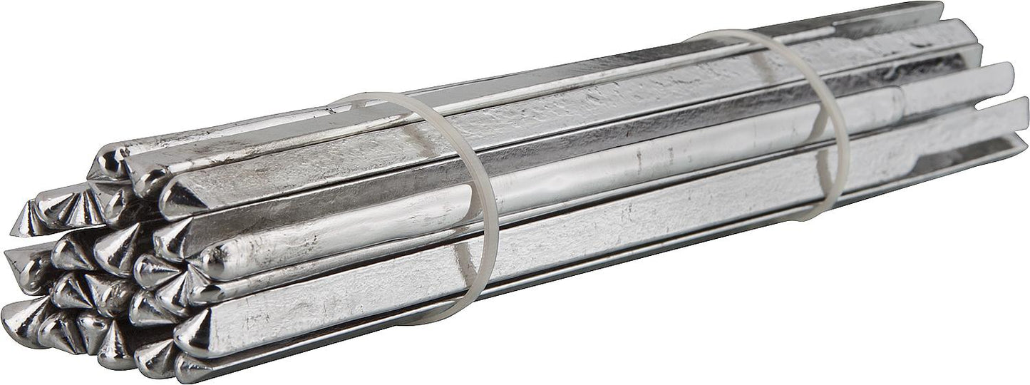Barre d'étain à souder DIN EN 29453 S-Pb60Sn40, barre de 400 mm, poids unitaire = 5,0 kg