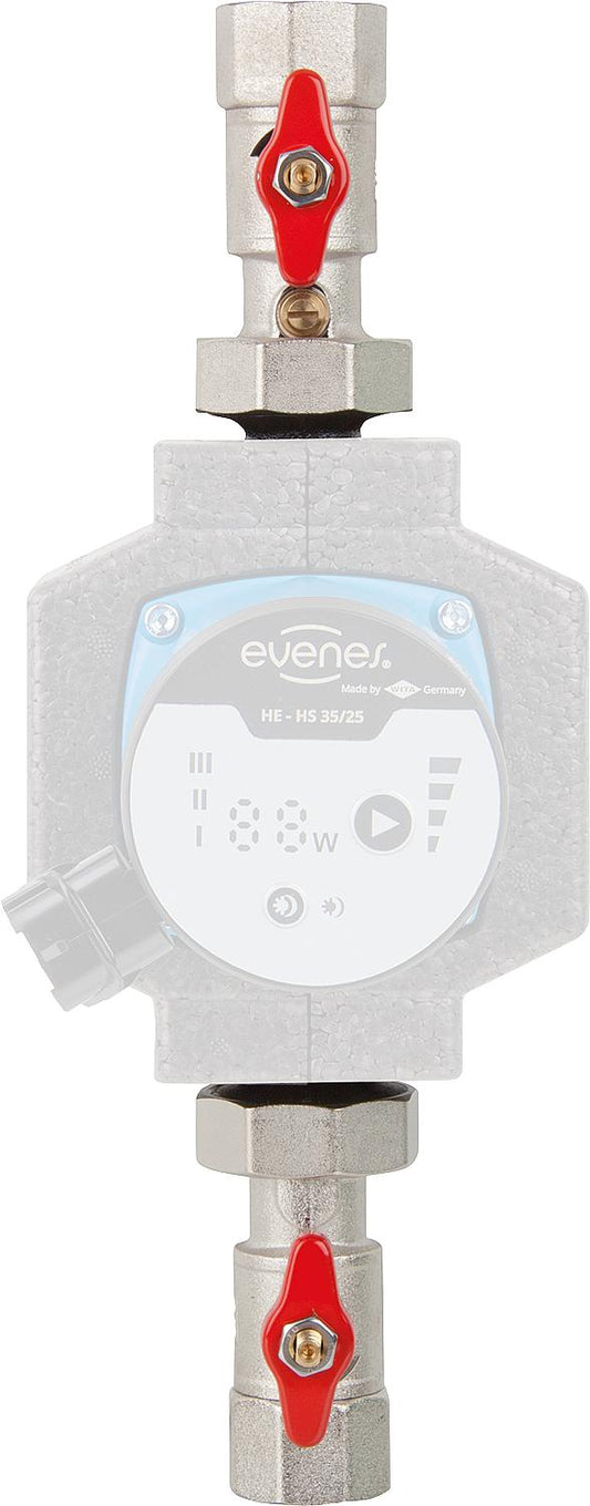 Vorlaufset Easyflow R1"xF1" mit SKB, ohne Thermometer ohne Isolierung