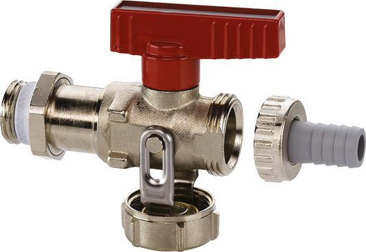 KFE-Kugelhahn DN 15 (1/2“) lange Ausführung, 10 bar