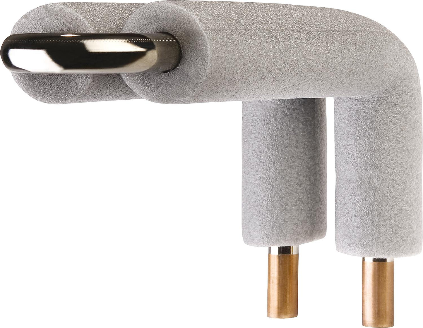 coude de tuyau en cuivre de 15 mm avec isolation