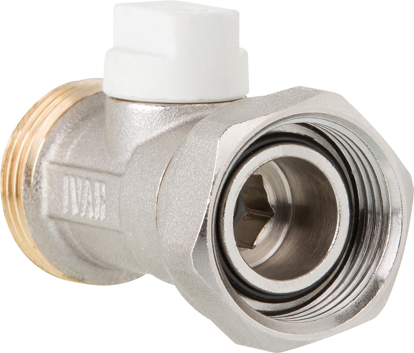 Ball valve EUROCONUS 3/4" with screwdriver operation and union nut