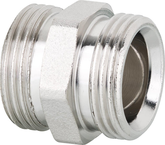 Screw connectors, through-hole male x male, Eurok x Eurok, nickel-plated