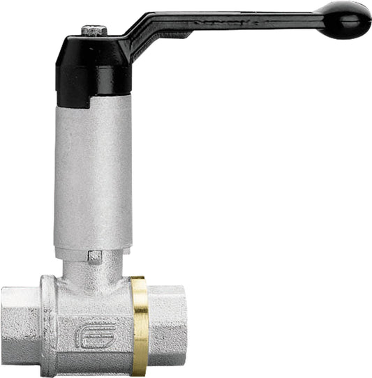 Messing-Kugelhahn Total, IG x IG, mit Spindelverlängerung