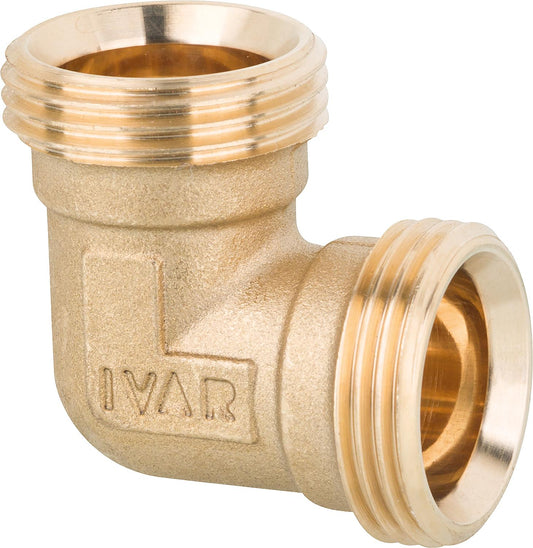 Angle screw connector male x male Eurok x Eurok brass bare