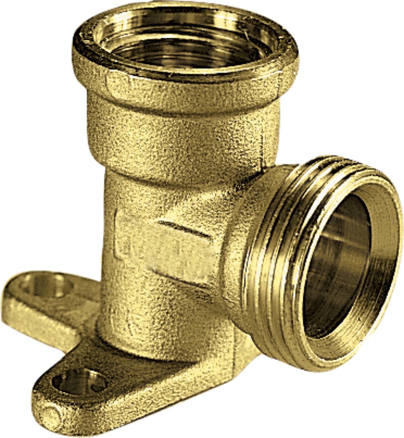Wall screw connector 1/2" female thread x Eurok