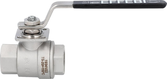 Kugelhähne, IG x IG, mit Edelstahlhebel