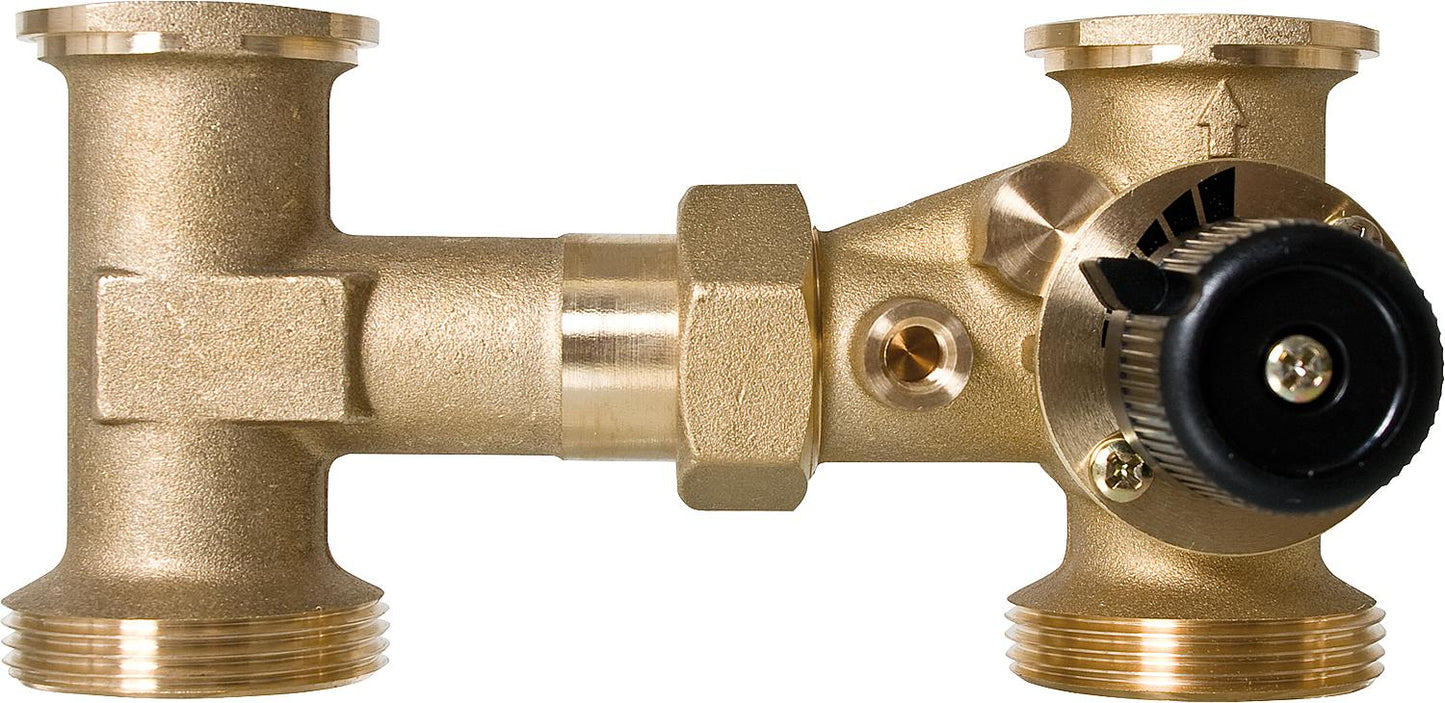 Three-way brass mixer for Easyflow DN25 (1") heating circuit set, type 2 and 5
