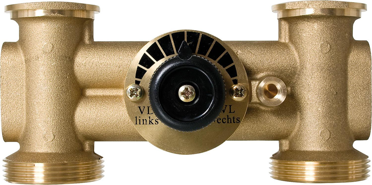 Four-way brass mixer for Easyflow 3 + 6 heating circuit set