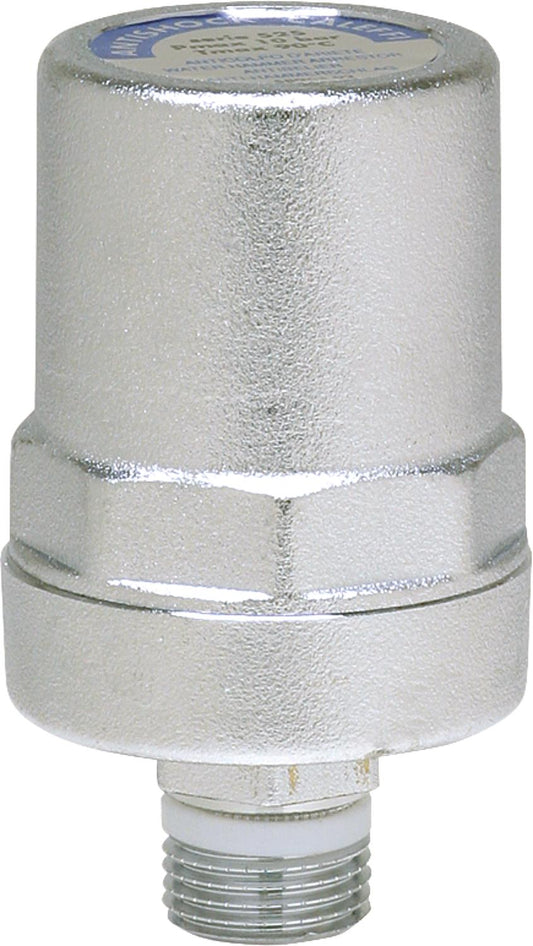 Water hammer arrestor 1/2" male thread