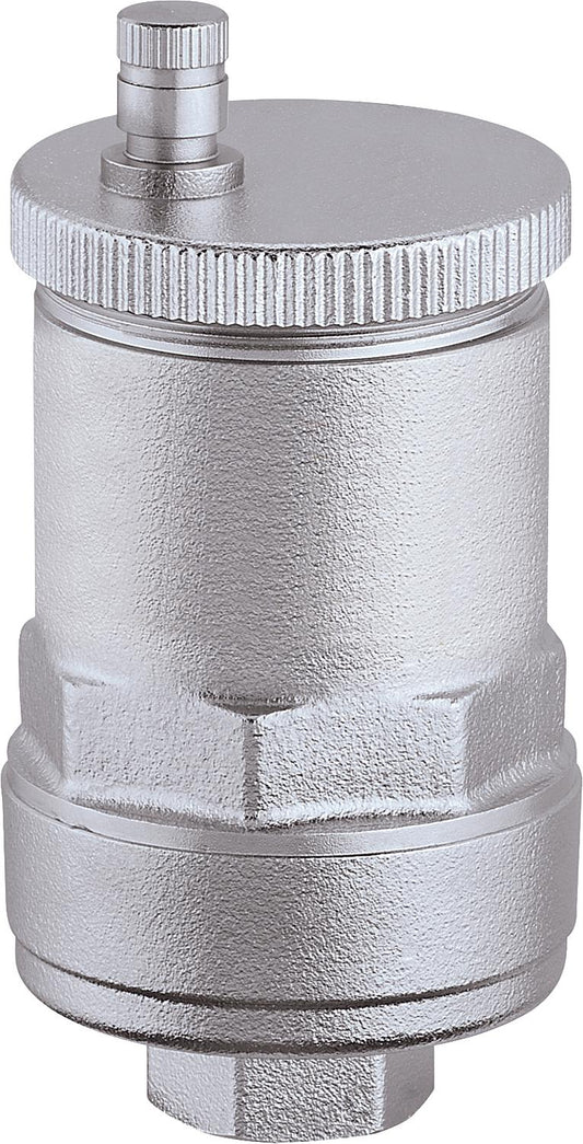 Solar-Schnellentlüfter DISCAL AIR Typ 251, DN15(1/2") IG, ohne Absperrventil, Messing verchromt