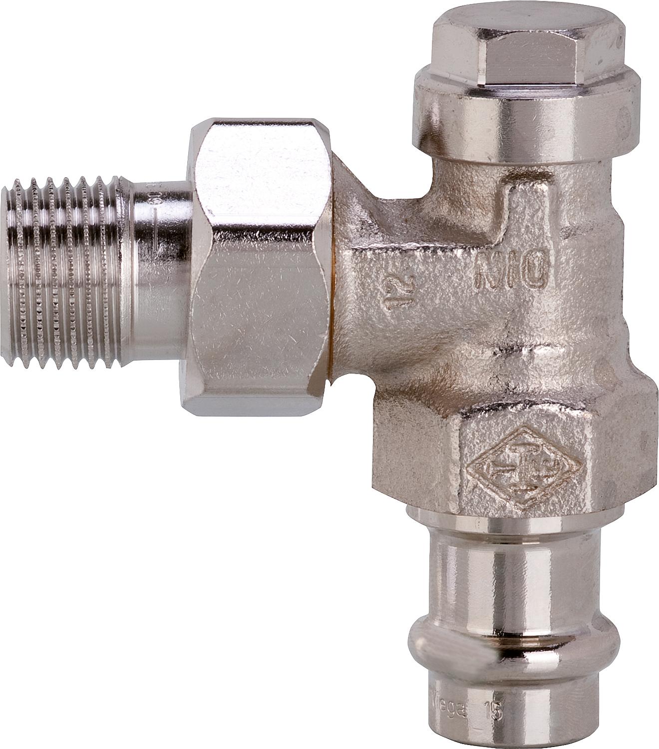 IMI Regulux DN15 (1/2") x 15mm SC contour return fitting, straight through