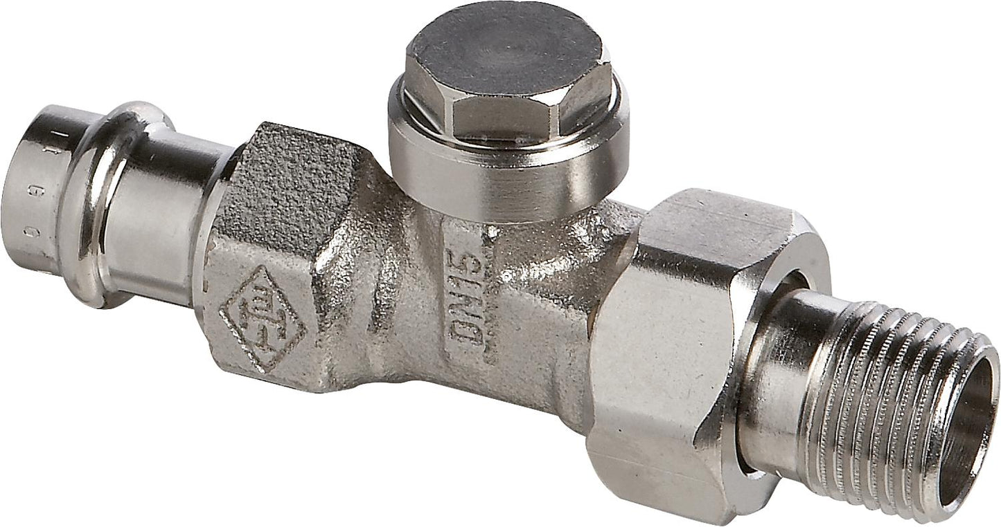 IMI Regulux DN15 (1/2") x 15mm SC contour return fitting, straight through