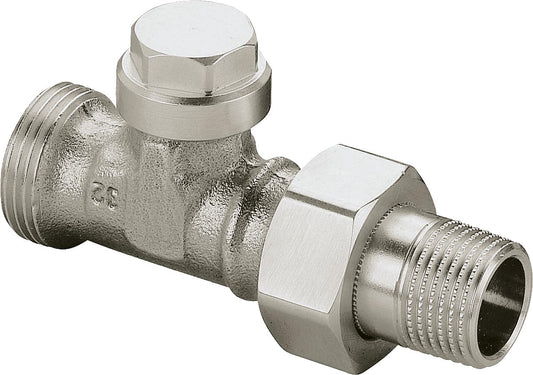 Regulux Heizkörper-Rücklaufverschraubung mit Entleerung