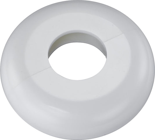 Single rosette type Milan traffic white - similar to RAL 9016 - 15 mm
