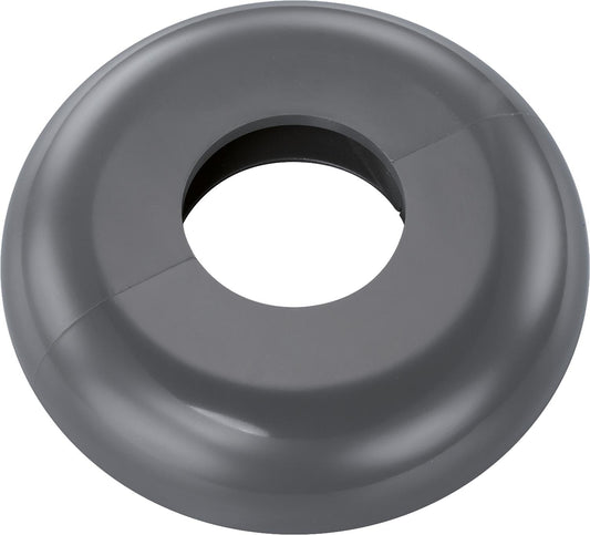 Single rosette type Milan traffic grey B - similar to RAL 7043 - 15 mm