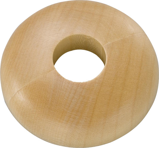 Wooden single rosette type Black Forest maple - 15 mm
