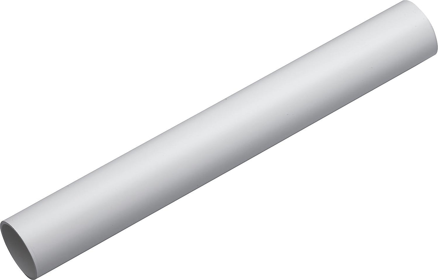 Slotted protective tube, traffic white - similar to RAL 9016 - 27 mm