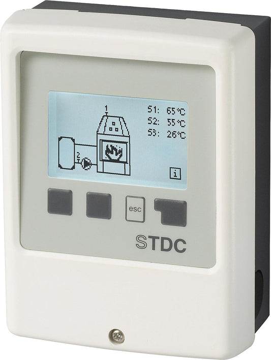 Régulateur de température différentielle Sorel STDC (V3) avec 2 capteurs, commande PWM