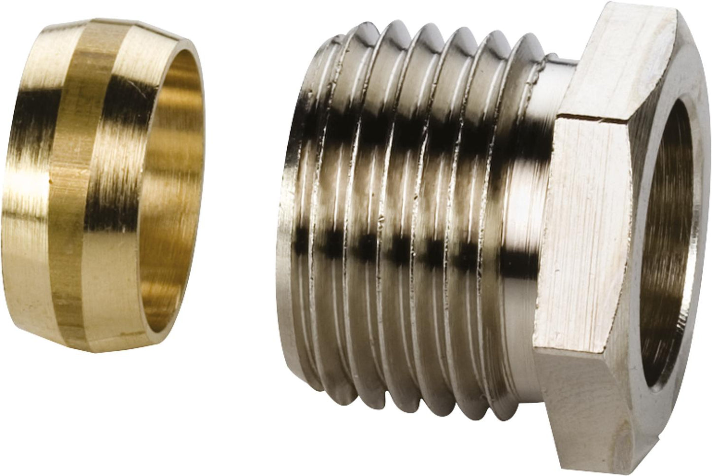 Compression fitting 1/2''x12 nickel-plated