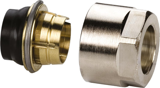 Connection set F11 15x1-3/4'' SW 27 nickel-plated