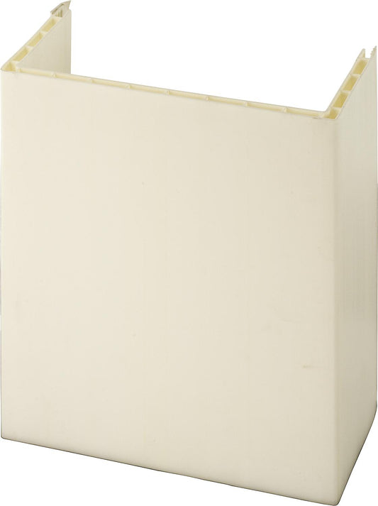3-leg white riser profile, 50x100x50mm, pack size = 2x3 meters