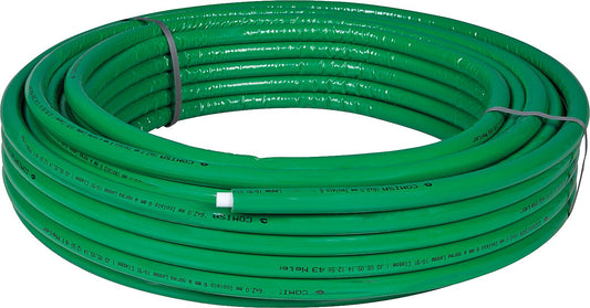 Metal composite pipe in rolls 16x2mm, green 6mm, pack size = 50m
