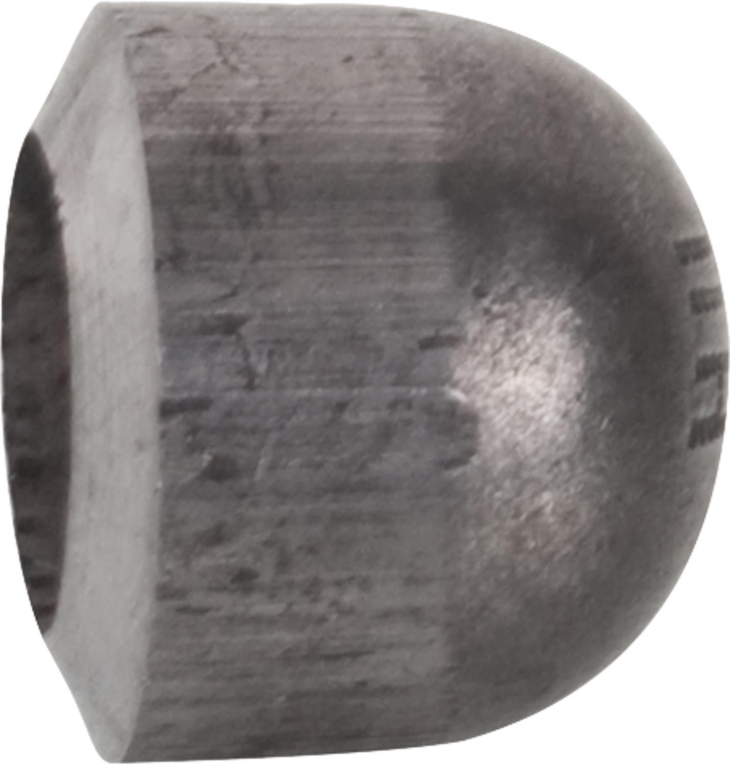 Dished end DIN 28011, P 265 GH cold-formed, V-edge outside 21.3 x 3.0 mm