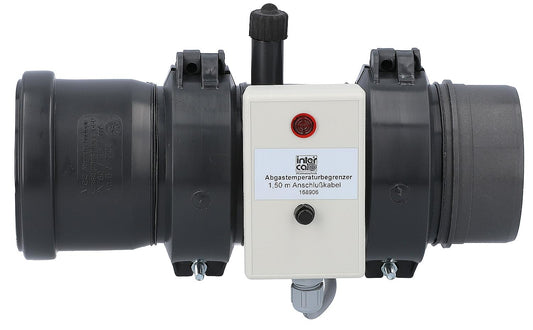 Boiler connection DN 80 with flange measuring opening and ATB