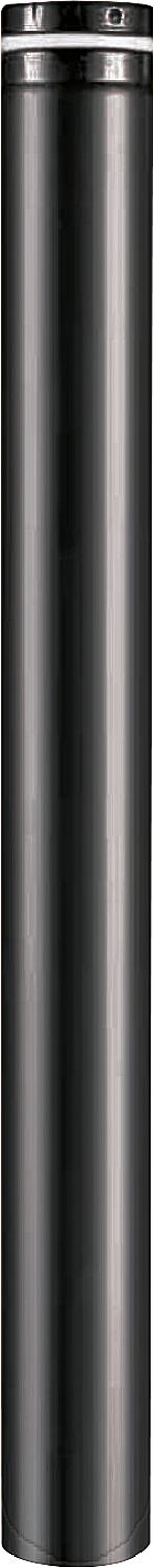 Pellet exhaust pipe Ø 80 mm, black enamelled L 250 mm
