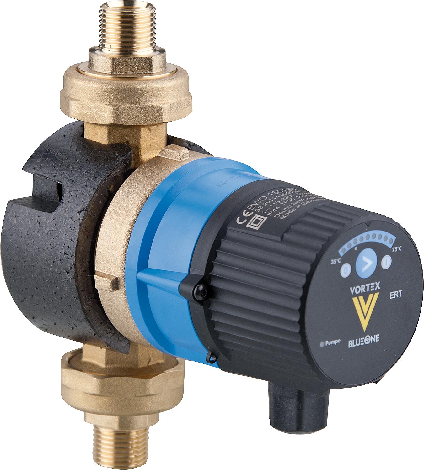 Drinking water circulation pump Vortex BWO 155 V ERT with control thermostat