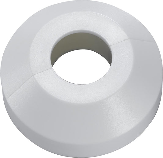 Single rosette type Munich traffic white - similar to RAL 9016 - 15mm