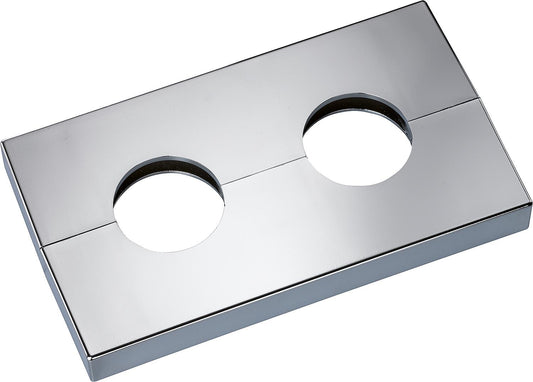 Double rosette type Copenhagen, chrome polished - 16mm