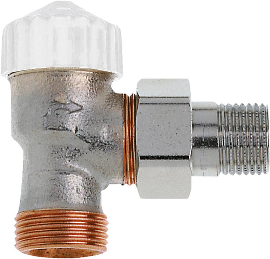 Thermostat-Ventilunterteil V-exact II, DN15 (1/2") x Eurokonus DN20 (3/4") Axialform