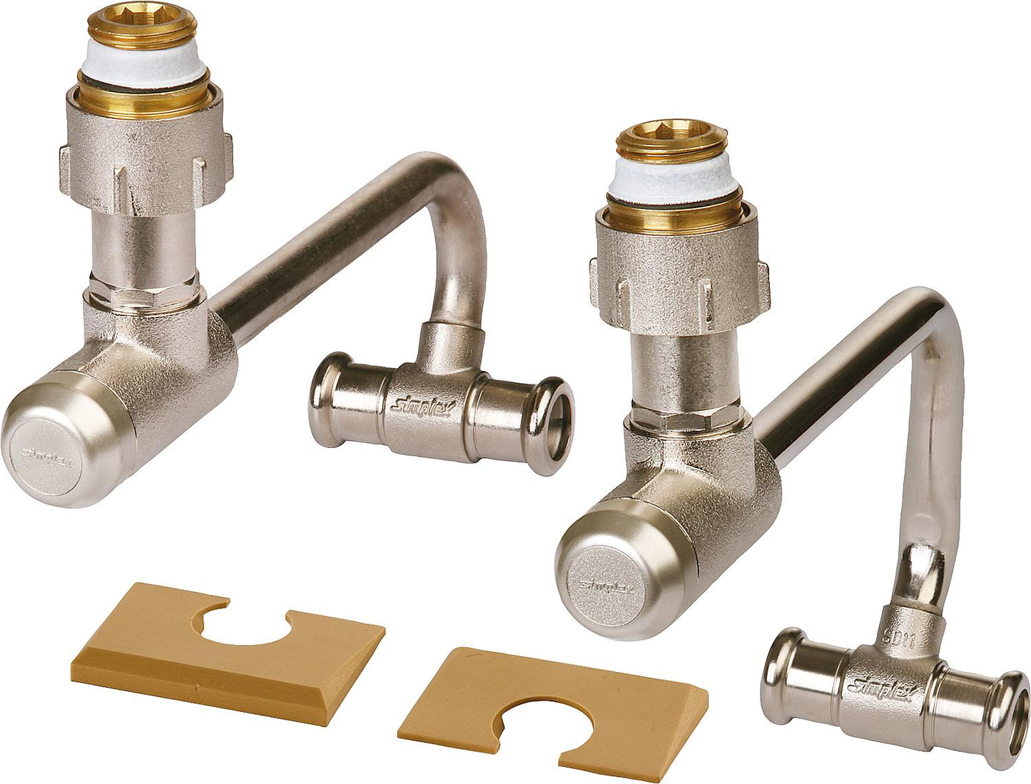 Anschlussgarnitur VK 31, Presskontur V und M, für 18 mm