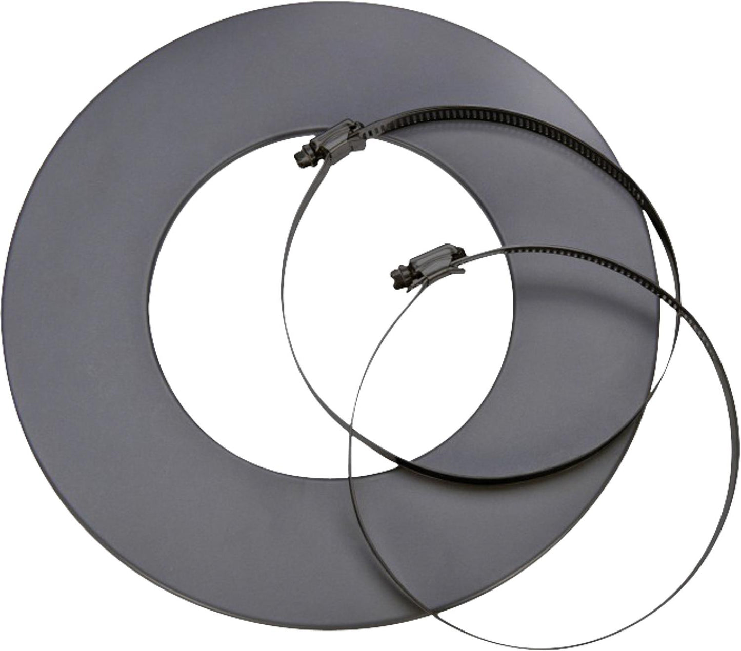 Rosette with clamps, black