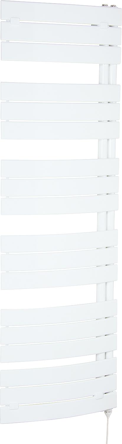 Designer radiator type Pieve, electric, white, WxH: 550x780mm